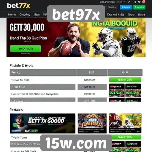 Analise das ofertas promocionais do site bet97x